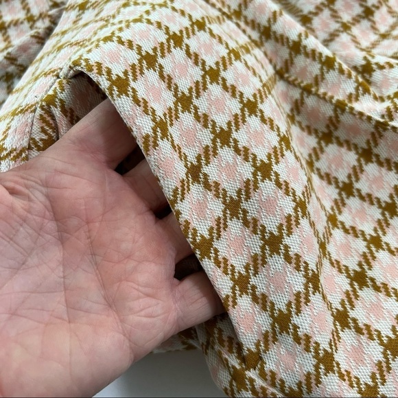 Marni NWT Natural Houndstooth Jacquard Kick-flare Pants Quiet Luxury Mocha Cream - Picture 8 of 15